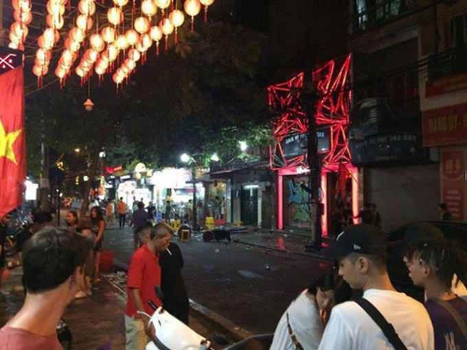 Khu phố nơi xảy ra sự việc.