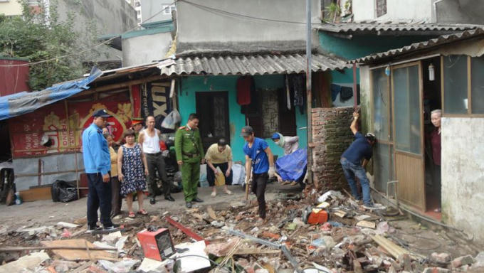 Hoàn thành xuất sắc giải tỏa mặt bằng UBND phường Trương Định được đề xuất khen thưởng đột xuất.