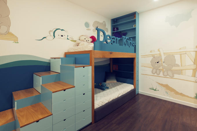 Căn hộ 3 ph&ograve;ng ngủ hướng s&ocirc;ng với thiết kế hiện đại ở Đ&ocirc;ng S&agrave;i G&ograve;n