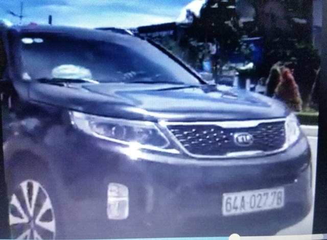 Chiếc xe bị CSGT cho rằng chạy qu&aacute; tốc độ cho ph&eacute;p