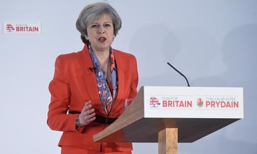 Thủ tướng Anh Theresa May. Ảnh: Reuters.