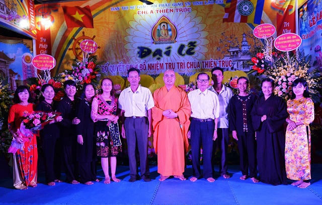 Nhân dịp này, chùa Thiên Trúc đã ra mắt CLB Hương Sen Phật giáo Bảo Thắng.