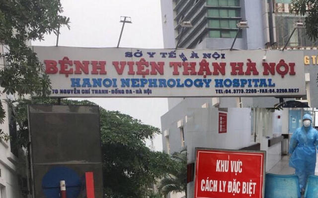 Hàng chục người tại BV Thận Hà Nội bị cách ly do tiếp xúc với ca nhiễm số 254