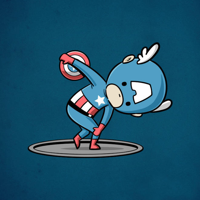 Bộ môn ném đĩa rất phù hợp với anh chàng này.