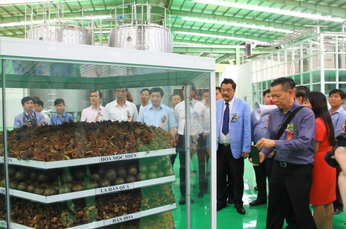 Khu vực bảo quản với các nguyên liệu hoàn toàn tự nhiên.