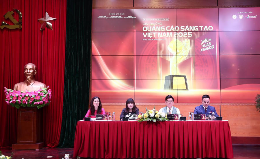 Ban Tổ chức Giải thưởng Quảng cáo sáng tạo Việt Nam - Vạn Xuân Awards 2025 do nhà báo, đạo diễn Nguyễn Trường Sơn, Chủ tịch Hiệp hội Quảng cáo Việt Nam làm Trưởng Ban. (ảnh: BTC)