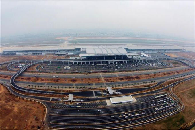 Nh&agrave; ga T2 s&acirc;n bay Quốc tế Nội B&agrave;i (Ảnh: L&ecirc; Hiếu).