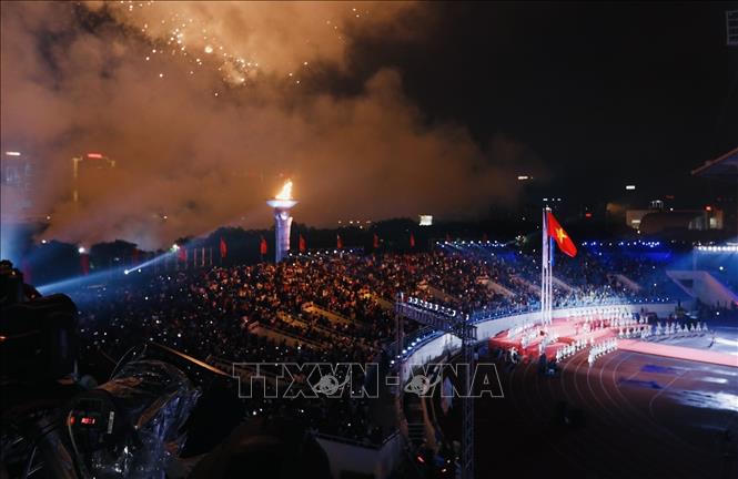 Lễ khai mạc SEA Games 31. Ảnh: TTXVN