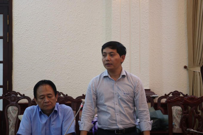 Phó Tổng Biên tập Trần Đức Vinh phát biểu tri ân