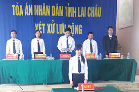 Một vụ x&eacute;t xử lưu động của T&ograve;a &aacute;n nh&acirc;n d&acirc;n tỉnh Lai Ch&acirc;u.