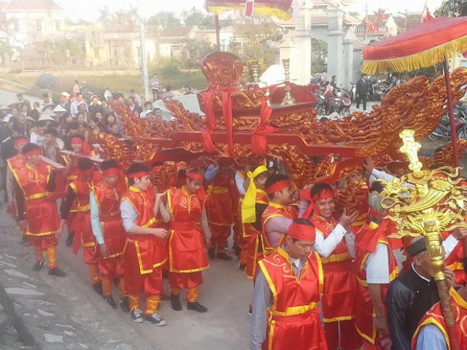 Nam Định: Tưng bừng khai hội lễ Tế Thánh đầu xuân năm mới