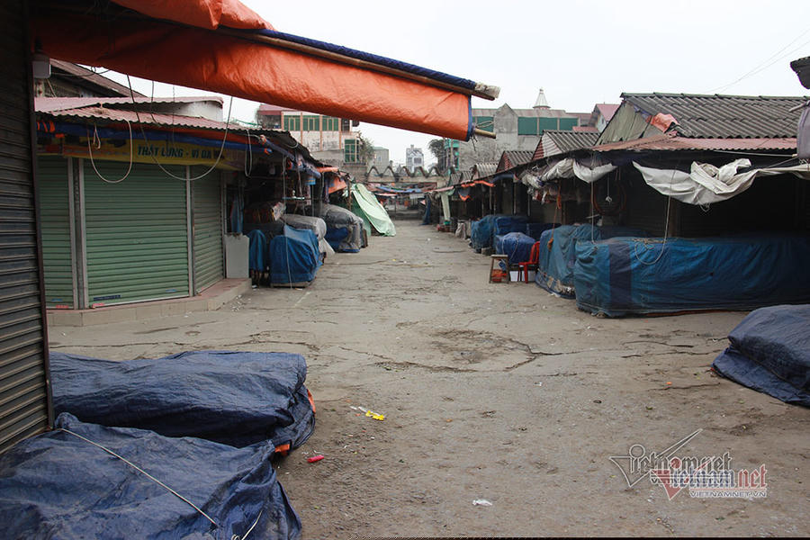 Chợ Sao Đỏ lớn nhất TP Chí Linh đóng cửa