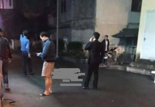 Hiện trường vụ việc.