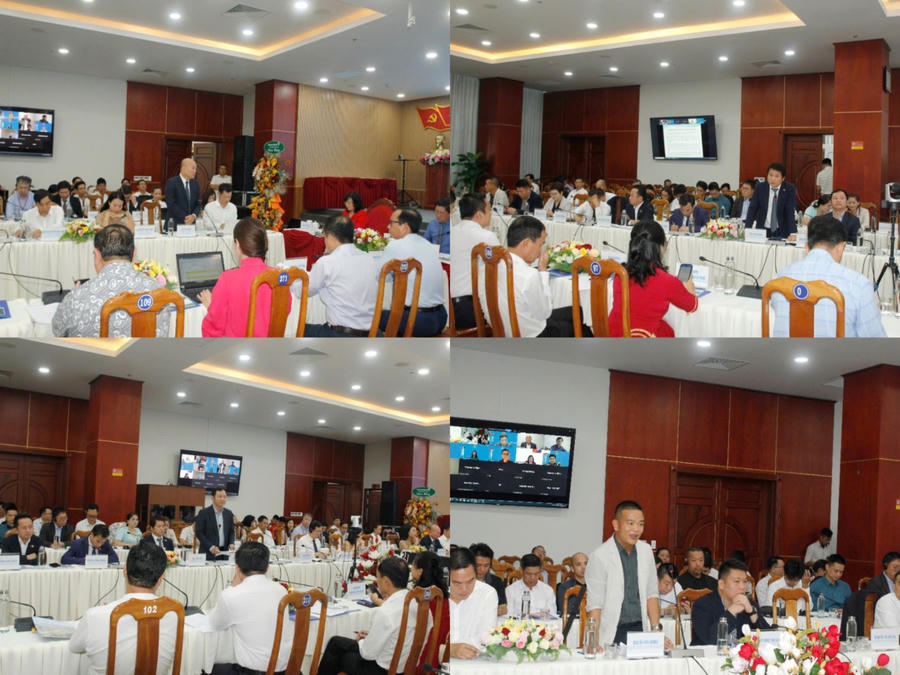 Đại diện lãnh đạo Thương vụ các nước tại Việt Nam và Thương vụ Việt Nam tại các nước; các doanh nghiệp đã trao đổi, thảo luận và kết nối trực tiếp cũng như trực tuyến tại Hội nghị.