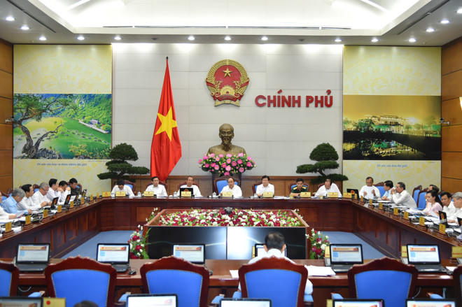 Phiên họp thường kỳ tháng 6/2017 của Chính phủ.