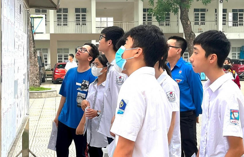 Công bố số lượng thí sinh đăng ký dự thi vào 10 các trường THPT tại Hà Nội. (Ảnh minh hoạ: Hà Nội mới)