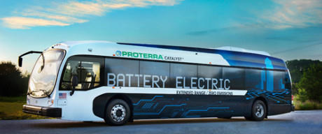 Xe buýt điện của hãng Proterra. Ảnh: proterra.com