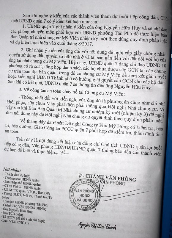 Thông báo của UBND quận 7 (P2).