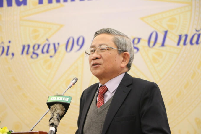 GS Nguyễn Minh Thuyết, Tổng chủ biên chương trình Giáo dục phổ thông mới.
