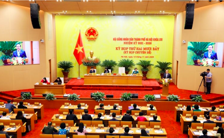 Kỳ họp của HĐND TP Hà Nội tiến hành công tác nhân sự. Ảnh mang tính minh hoạ.