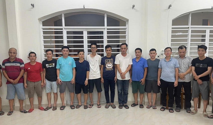 Các đối tượng liên quan đường dây đánh bạc vừa bị Công an Đà Nẵng khởi tố đợt 2.
