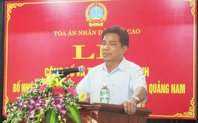 Ông Lê Văn Dũng được bầu Phó Bí thư tỉnh ủy Quảng Nam. Ảnh: toaanquangnam.