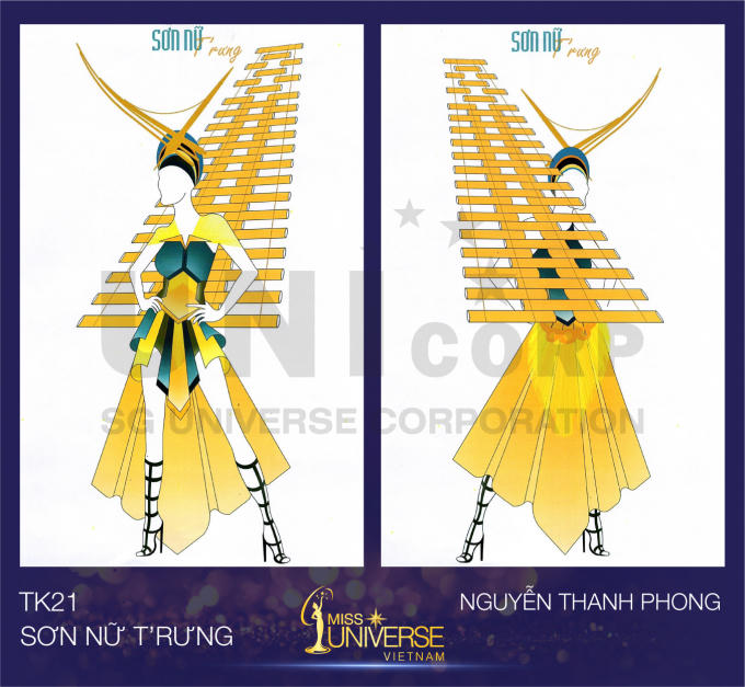 Hé lộ những thiết kế trang phục dân tộc cho đại diện Việt Nam tham gia Miss Universe 2017