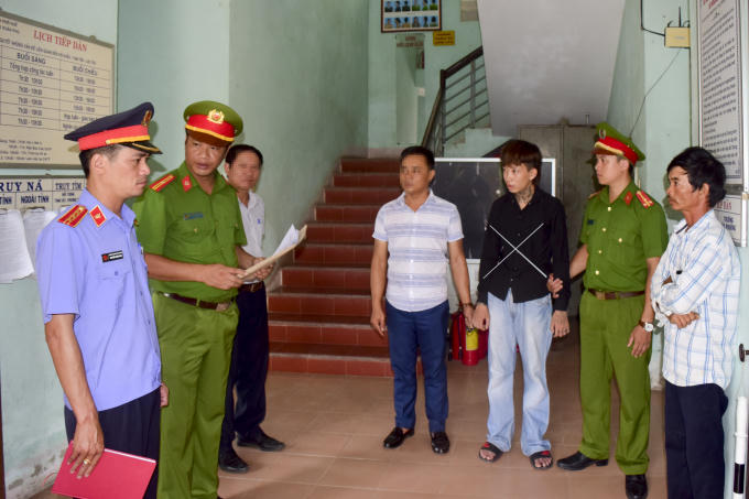 Đối tượng Trần Nguyễn Anh Quân một trong những đối tượng tham gia giúp sức đuổi đánh nạn nhân.