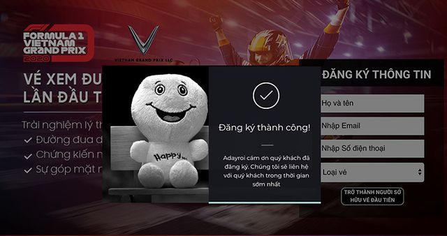 Vé xem đua xe F1 tại Hà Nội rẻ nhất 1,7 triệu đồng