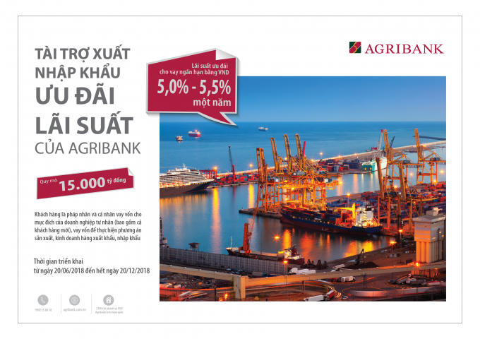 Ngân hàng Nông nghiệp và Phát triển Nông thôn Việt Nam triển khai gói tín dụng 15.000 tỷ đồng cho vay.