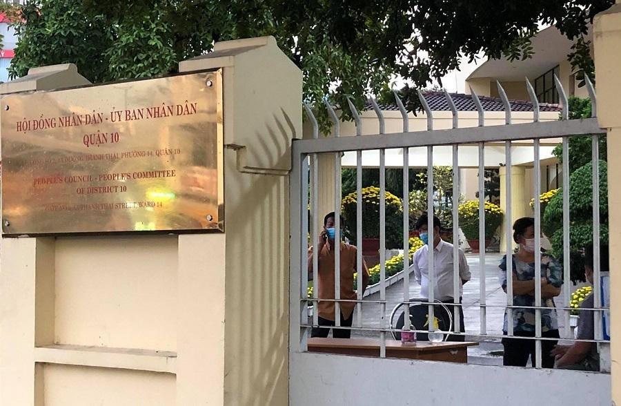 Trụ sở UBND quận 10 (TP HCM). Ảnh Internet