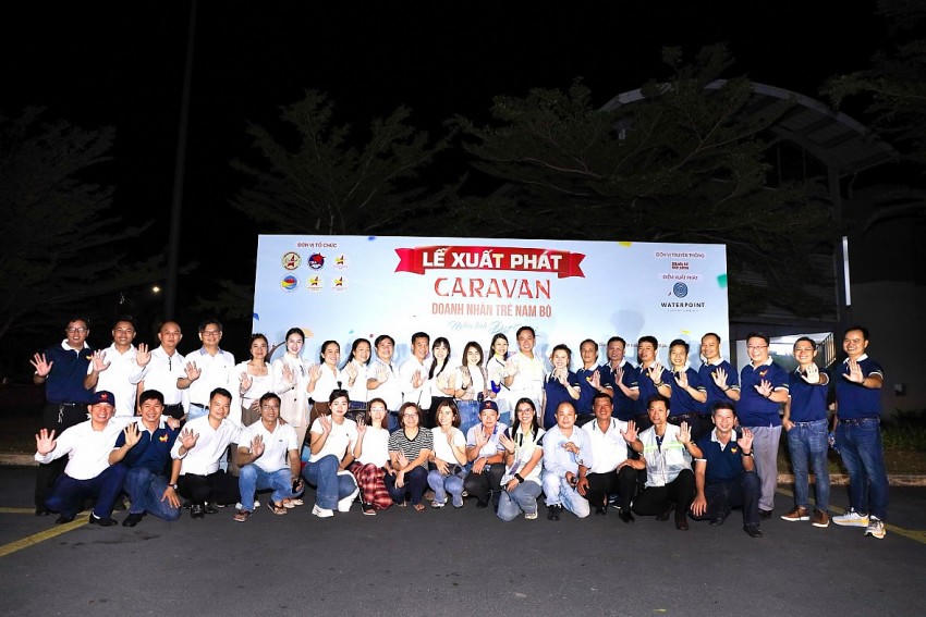 Lễ xuất phát Caravan từ KĐT Nam Long Water Point (huyện Bến Lức, tỉnh Long An).