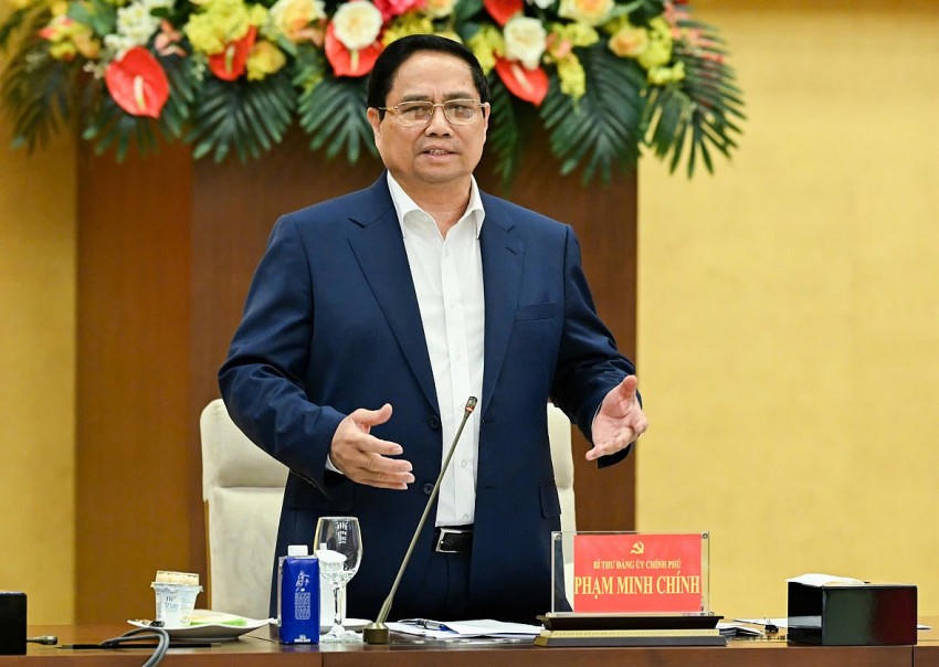 Theo Thủ tướng, thời gian qua, Chính phủ, Quốc hội đã hoàn thành khối lượng công việc rất lớn, vừa thực hiện sắp xếp lại giang sơn vừa đề ra các giải pháp để thúc đẩy tăng trưởng - Ảnh: VGP/Nhật Bắc