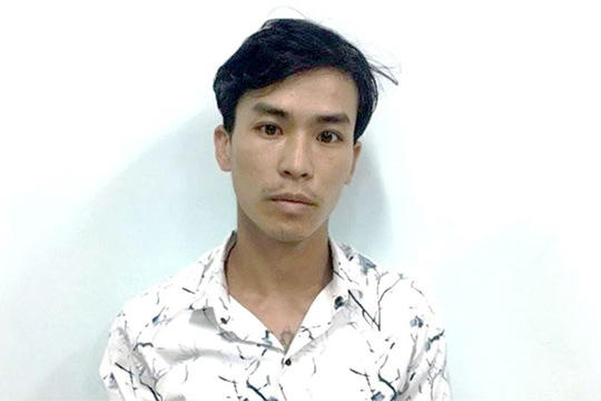 Đối tượng La Vi tại cơ quan Công an.