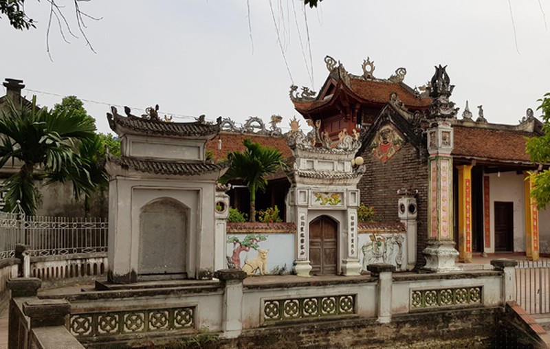 Đình làng Bình Đà - nơi từng diễn ra hội thi pháo giữa các thôn