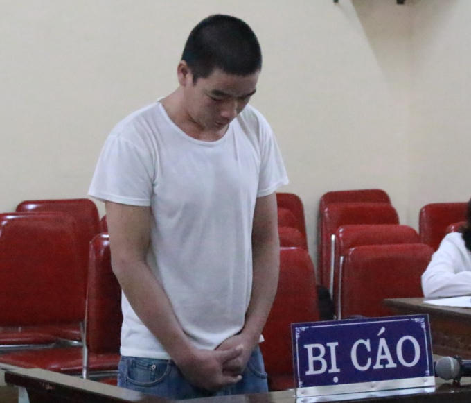 Quang Văn Bốn tại phiên tòa ngày 20/9.
