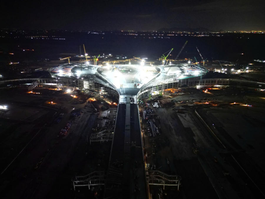 Hiện nay, sản lượng thi công thành phần 3 sân bay Long Thành đã đạt hơn 56%.