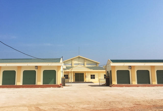 Toàn cảnh chợ Lộc Đại, xã Lộc Ninh (TP. Đồng Hới, tỉnh Quảng Bình).