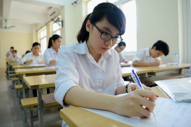 Nhiều trường ĐH lớn ở Hà Nội có mức điểm sàn là 15. Ảnh minh họa