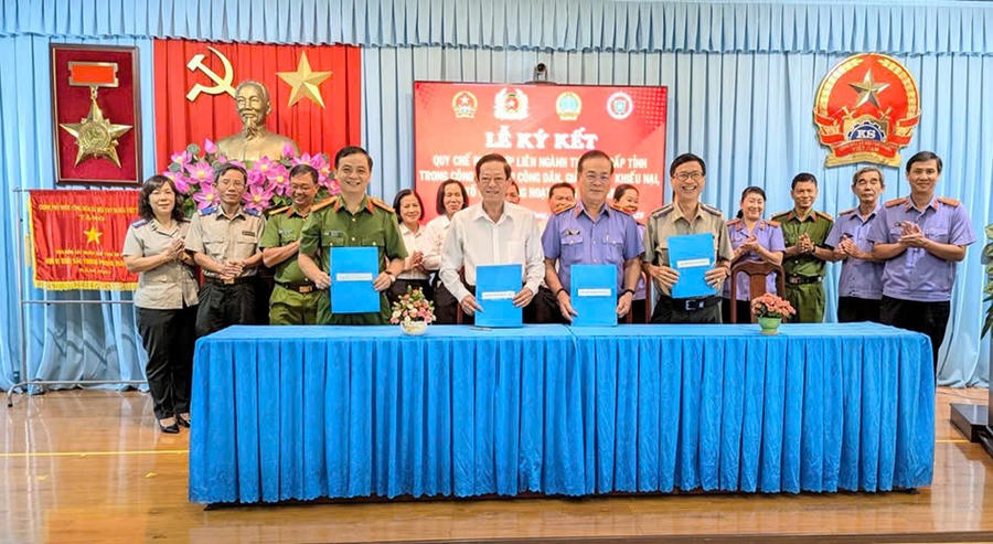 Lãnh đạo 4 đơn vị ký kết Quy chế phối hợp