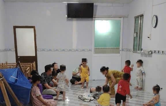 Cơ sở giữ trẻ của bà Hồng