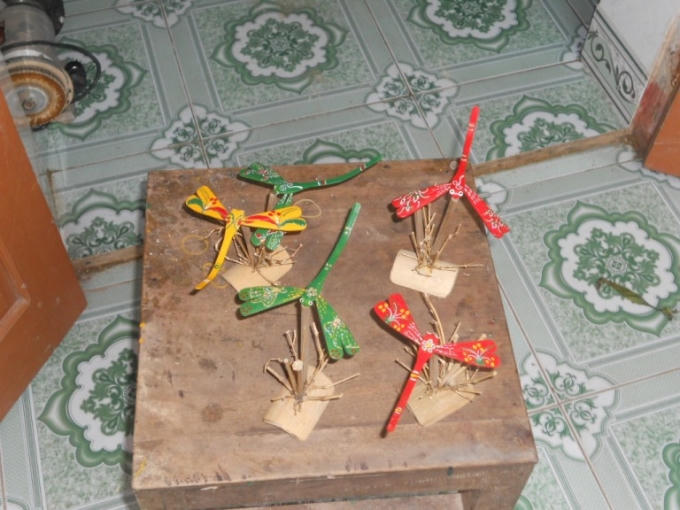 Những sản phẩm do chính tay anh Hảo làm ra