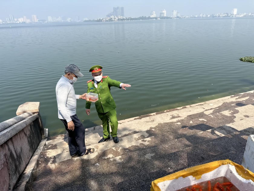 Điều này để đảm bảo cá được vận chuyển đến môi trường sống tốt hơn.