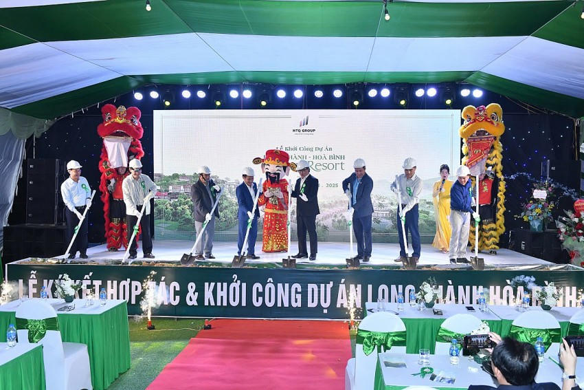 Lễ ký kết hợp tác & Khởi công dự án Long Thành Hòa Bình Luxury Resort