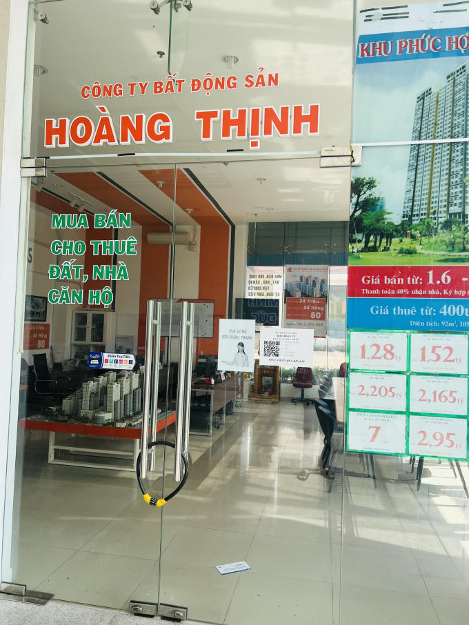 Bảo vệ chung cư Belleza nói công ty này đã đóng cửa từ đầu tháng 1.2022