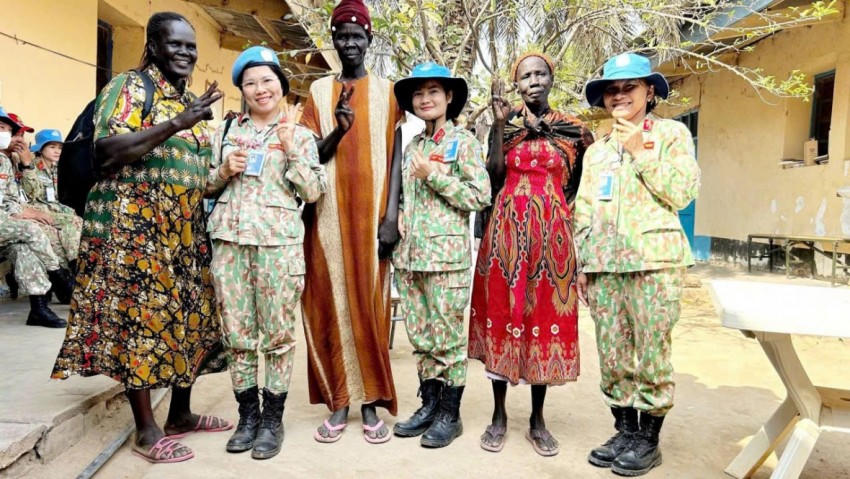 Những "bồng hông" làm nhiệm vụ gìn giữ hòa bình Liên Hợp quốc tại Nam Sudan