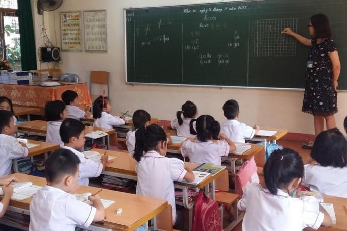 Trước khi được đứng lớp, giáo viên cũng phải trải qua quá trình đào tạo ở các trường sư phạm. (Ảnh minh họa: Nguyễn Hùng).