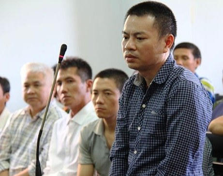 Bị cáo Đặng Văn Hiến tại tòa