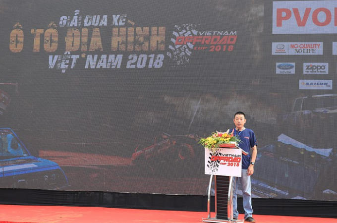 Ông Nguyễn Đức Hoàng - Trưởng ban tổ chức Giải đua xe ô tô địa hình Việt Nam 2018