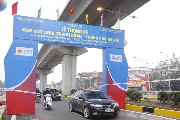 Thông xe tại nút giao Thanh Xuân.